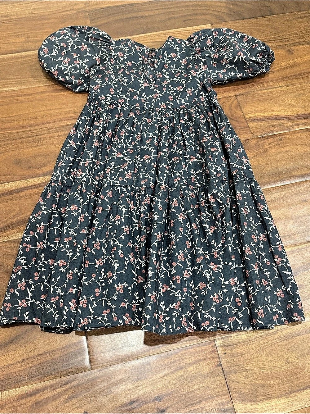 Noralee Floral Cotton Dress Size 4 Like New